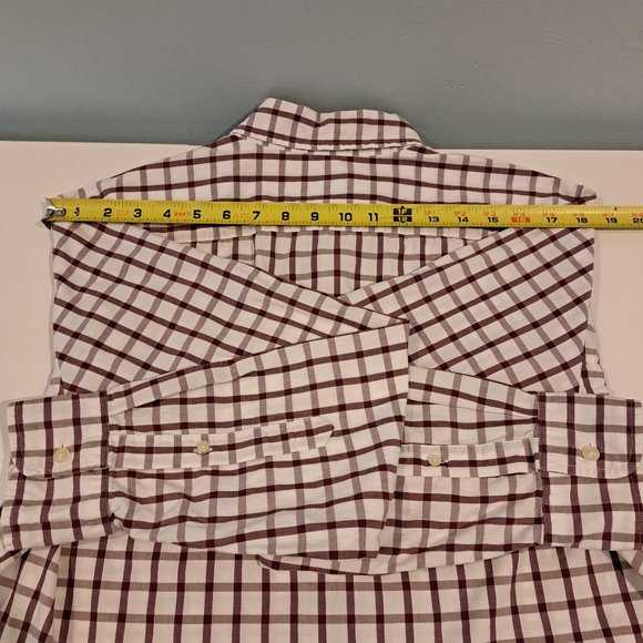 J. Crew men's large long sleeve button down plaid shirt - Picture 10 of 12